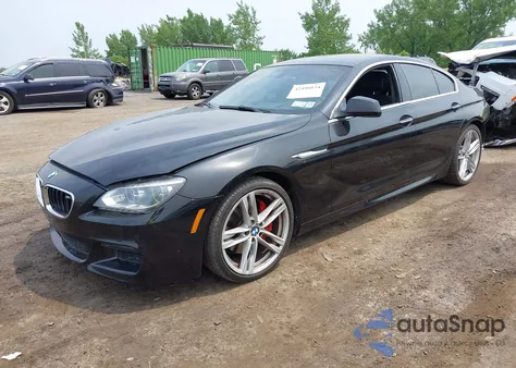 2013 BMW 650I Gran Coupe xDrive z USA, uszkodzony, nr VIN WBA6B4C58DD098757